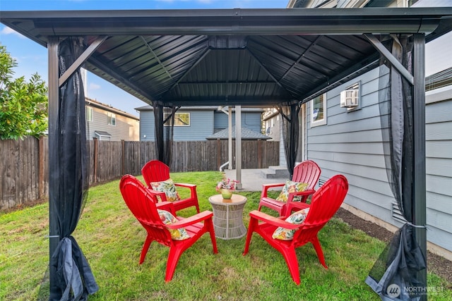 4408 214th Pl SE, Bothell, WA 98021 - view of yard with a gazebo