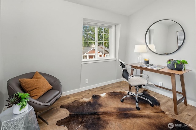 3046 128th Ave SE Unit 30, Bellevue, WA 98005 - office space with baseboards and wood finished floors