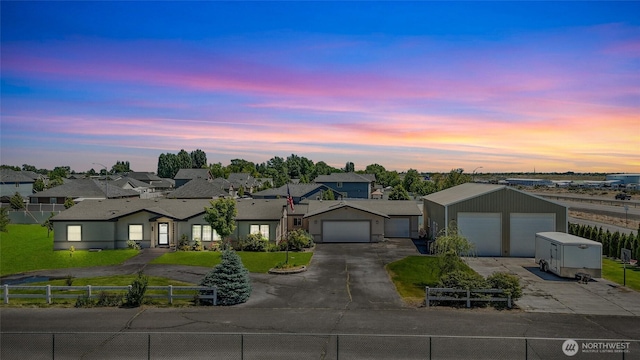 1183 E.9 Rd NE, Moses Lake, WA 98837 - ranch-style home featuring concrete driveway and a residential view