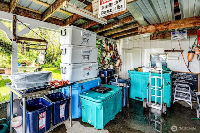 16672 Frontier St, Clallam Bay, WA 98326 - view of garage