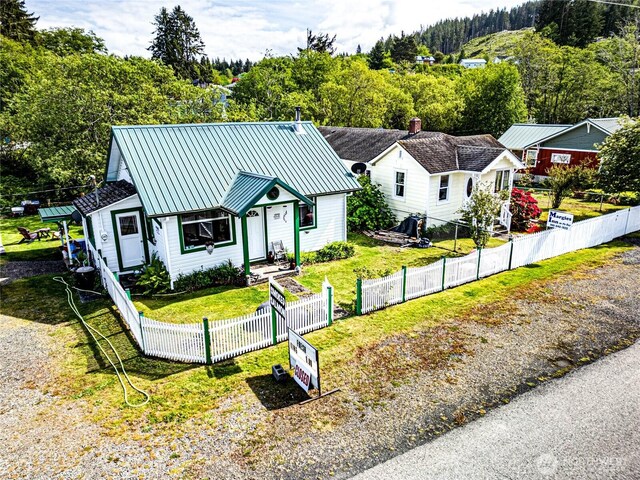 16672 Frontier St, Clallam Bay, WA 98326 - bungalow-style house with metal roof