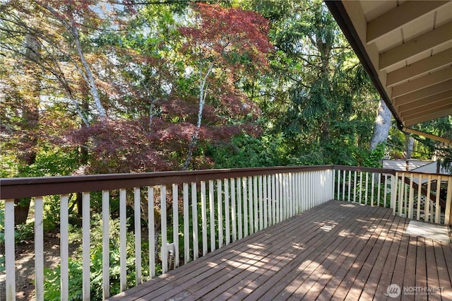 24727 12th Ave S, Des Moines, WA 98198 - view of wooden deck