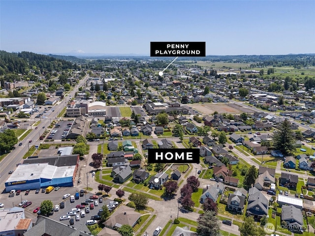 121 SW Alfred Ave, Chehalis, WA 98532 - aerial overview of property's location