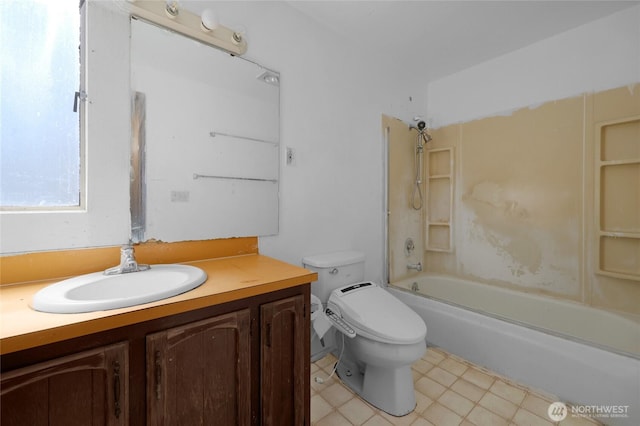 7407 25th Ave NE, Seattle, WA 98115 - full bath with vanity, toilet, and  shower combination