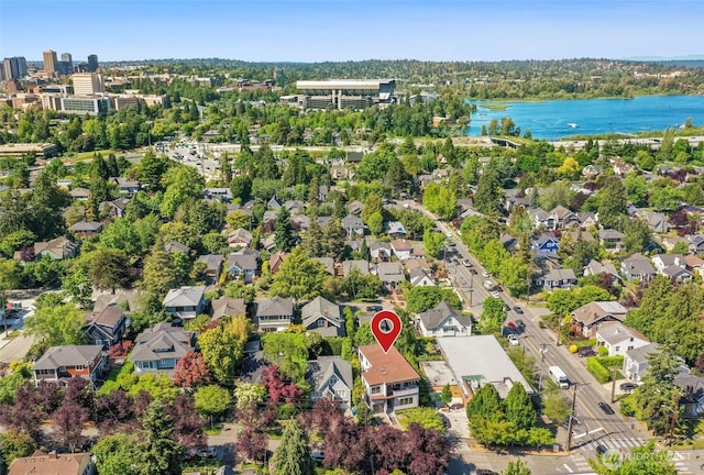 2222 E Mcgraw St, Seattle, WA 98112 - aerial view of residential area featuring a nearby body of water