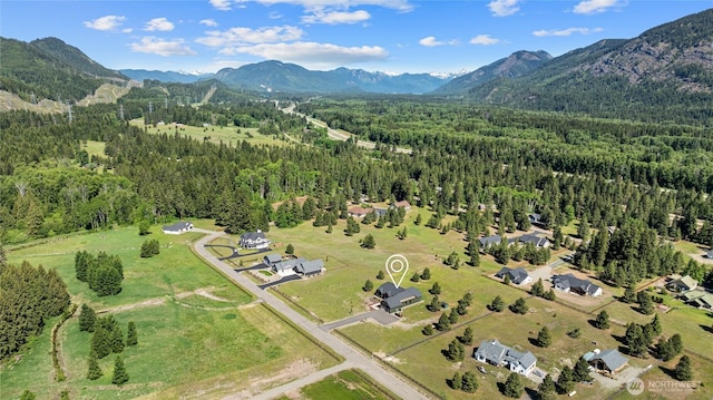 1550 Old Cedars Rd, Cle Elum, WA 98922 - view of property location featuring a heavily wooded area and a mountain backdrop