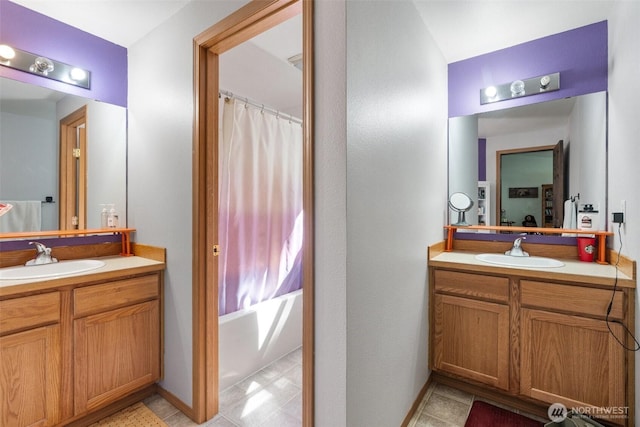 114 Black Bear Ln, Centralia, WA 98531 - bathroom featuring vanity and tile patterned flooring