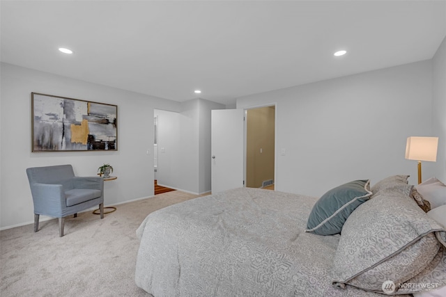 17620 NE 29th St, Redmond, WA 98052 - carpeted bedroom featuring recessed lighting and baseboards
