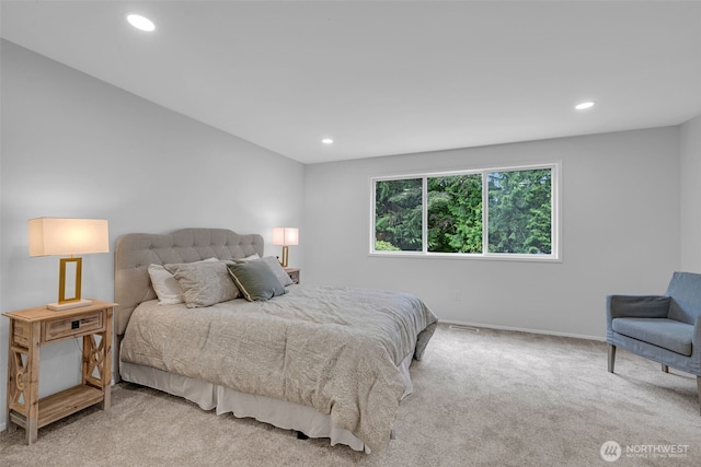 17620 NE 29th St, Redmond, WA 98052 - carpeted bedroom featuring recessed lighting and baseboards