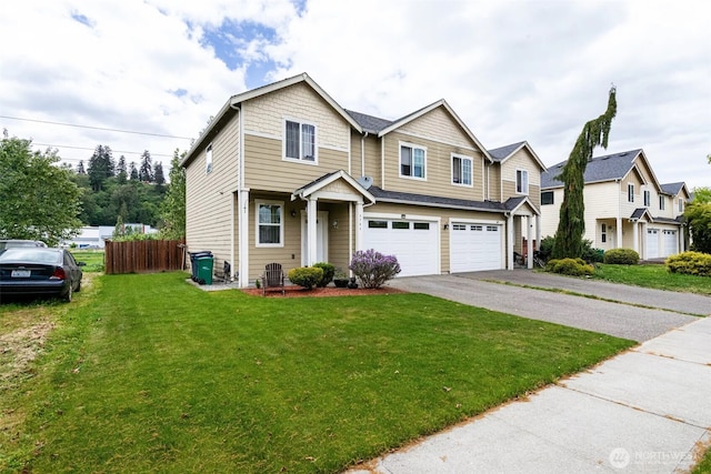 570 Beaver Blvd Unit A, Pacific, WA 98047 - view of front facade featuring driveway and an attached garage