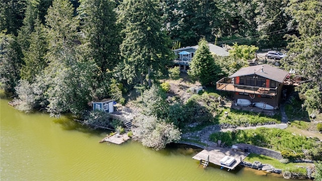 1713 Pebble Beach Trl, Bellingham, WA 98226 - aerial view of property and surrounding area featuring a nearby body of water