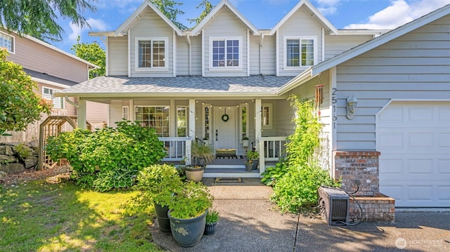 25161 13th Ave S, Des Moines, WA 98198 - view of front of property featuring covered porch and roof with shingles