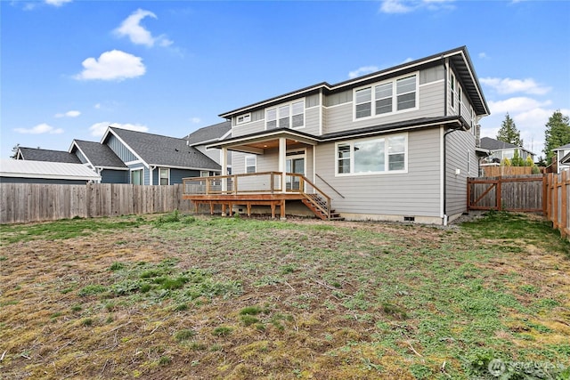 6041 Brian Ct, Ferndale, WA 98248 - back of property featuring a deck