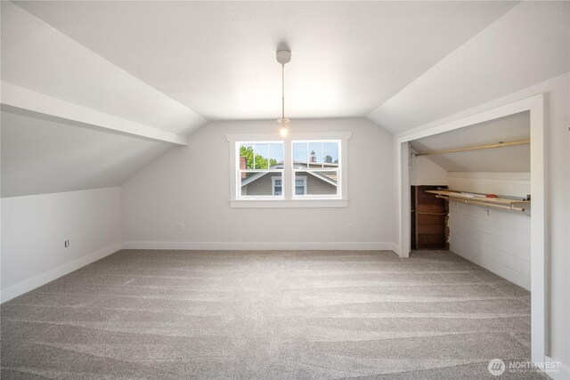 707 Ryan Ave, Sumner, WA 98390 - bonus room featuring carpet flooring and lofted ceiling