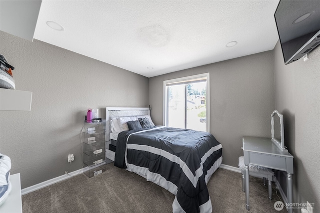 2607 S 379th Pl, Federal Way, WA 98003 - carpeted bedroom with a textured wall and a textured ceiling