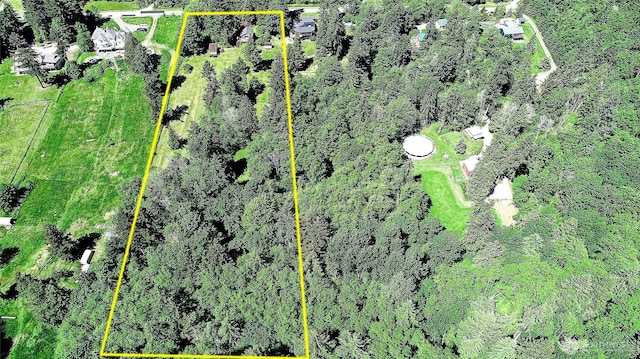 881 Lawson Rd, Camano Island, WA 98282 - aerial overview of property's location featuring property boundaries highlighted