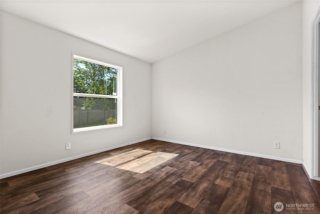 22106 Cedarview Dr E, Bonney Lake, WA 98391 - unfurnished room featuring dark wood finished floors and baseboards
