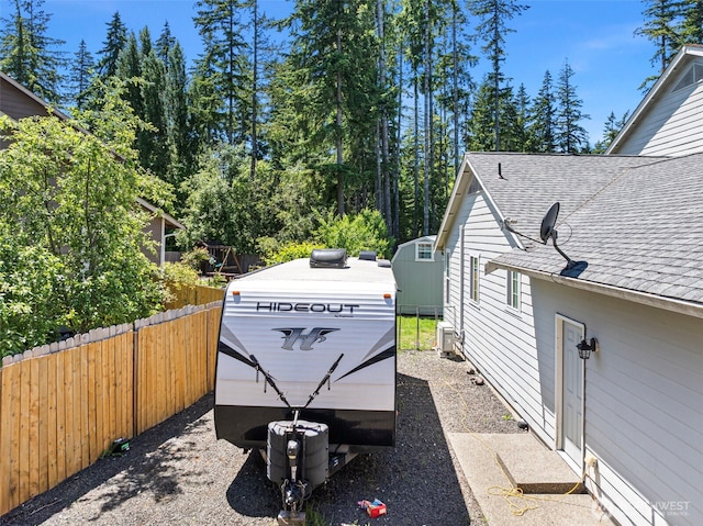 201 E Park Loop, Shelton, WA 98584 - view of patio with ac unit