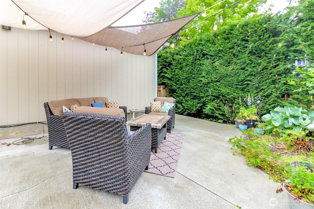 14918 Champion Estates Dr SE, Yelm, WA 98597 - view of patio / terrace featuring outdoor lounge area