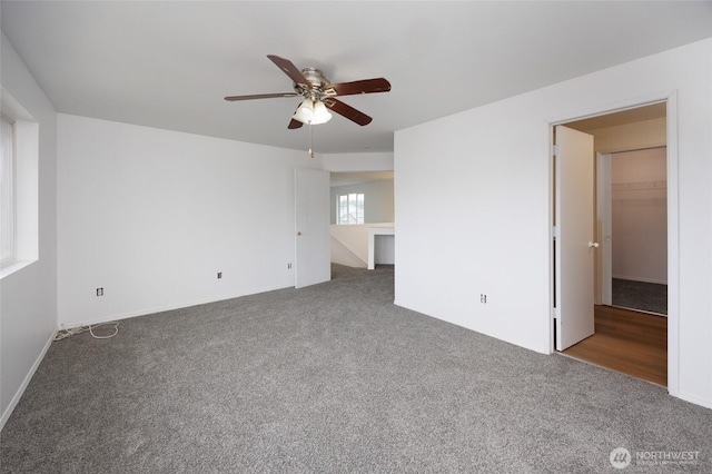 1105 200th Street Ct E, Spanaway, WA 98387 - carpeted empty room featuring ceiling fan