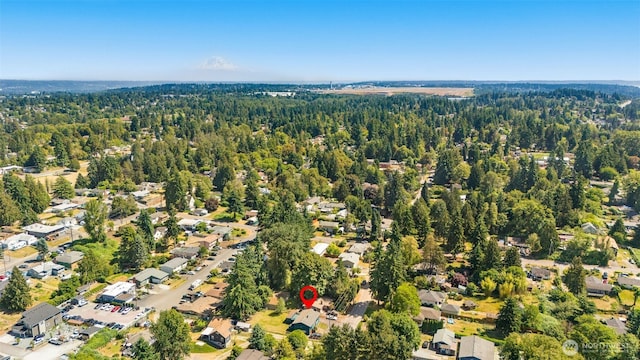 11822 10th Ave S, Seattle, WA 98168 - aerial view of property and surrounding area featuring a heavily wooded area