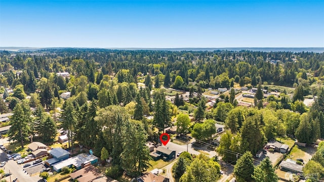 11822 10th Ave S, Seattle, WA 98168 - aerial view of property and surrounding area with a heavily wooded area