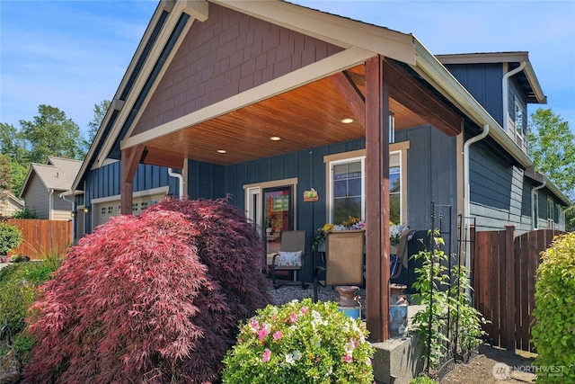 431 Timberland Loop, Mount Vernon, WA 98273 - view of home's exterior with covered porch and an attached garage