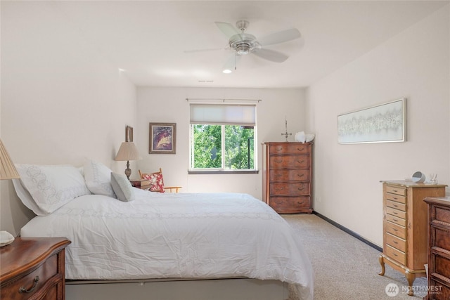 431 Timberland Loop, Mount Vernon, WA 98273 - carpeted bedroom with a ceiling fan and baseboards