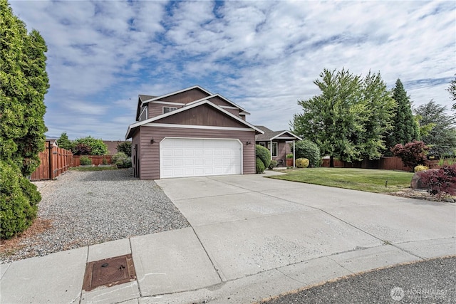 1649 Denise Cir, Wenatchee, WA 98801 - view of front of home with driveway and an attached garage