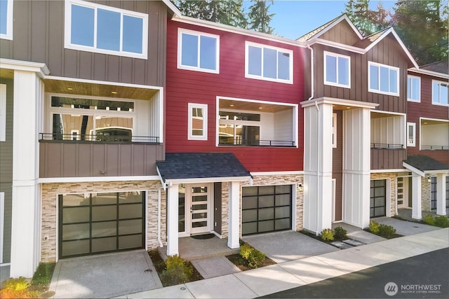 19722 Filbert Dr Unit B-3, Bothell, WA 98012 - multi unit property with stone siding, board and batten siding, and an attached garage