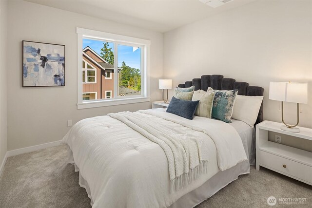 19722 Filbert Dr Unit B-3, Bothell, WA 98012 - bedroom with light colored carpet and baseboards