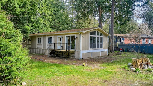 1851 Washington Dr, Point Roberts, WA 98281 - view of rear view of house