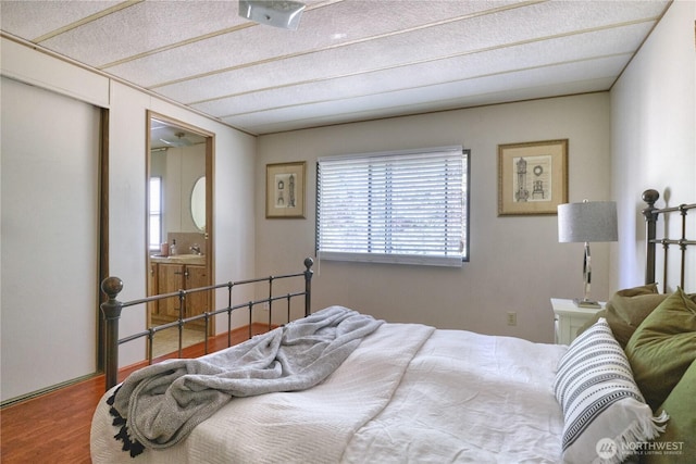1851 Washington Dr, Point Roberts, WA 98281 - bedroom featuring wood finished floors and a textured ceiling