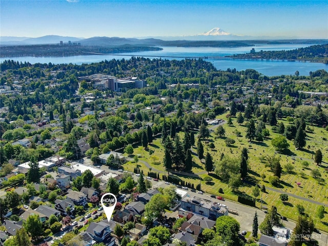 5521 34th Ave NE, Seattle, WA 98105 - aerial view of a water and mountain view