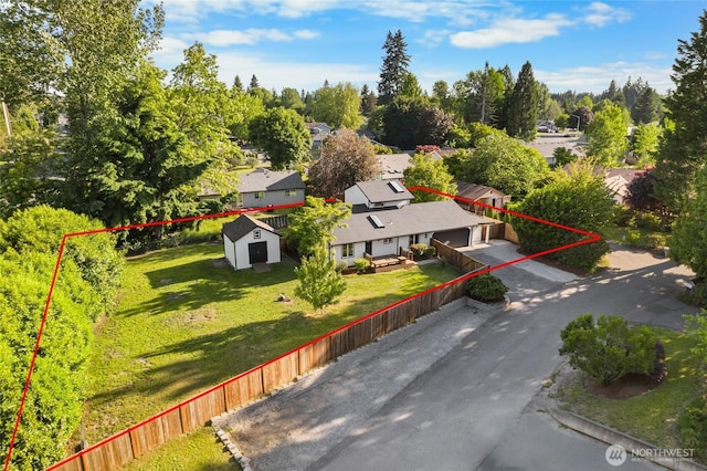 3801 Ruddell Rd SE, Lacey, WA 98503 - view of subject property featuring property boundaries highlighted