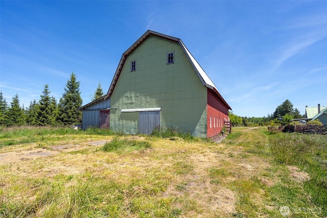 300 Brim Rd, Onalaska, WA 98570 - view of home's exterior with a barn and an outbuilding