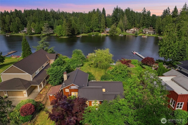 2904 222nd Pl SE, Sammamish, WA 98075 - aerial view of property and surrounding area featuring a large body of water