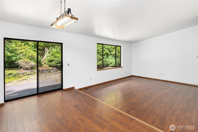 23611 Friar Creek Rd, Monroe, WA 98272 - spare room with wood finished floors and baseboards