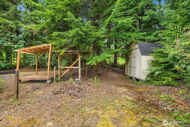 23611 Friar Creek Rd, Monroe, WA 98272 - view of yard with a storage shed
