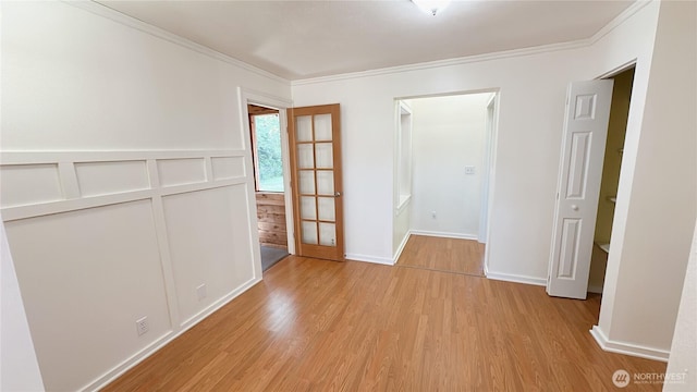 7459 Blaine Rd, Blaine, WA 98230 - unfurnished room with light wood finished floors, ornamental molding, and baseboards