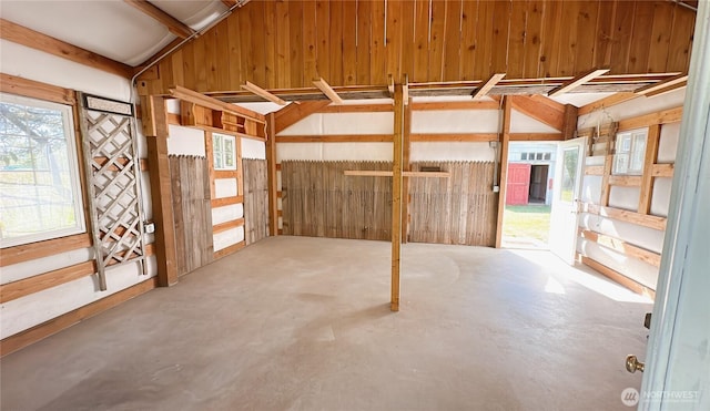 7459 Blaine Rd, Blaine, WA 98230 - garage featuring wood walls
