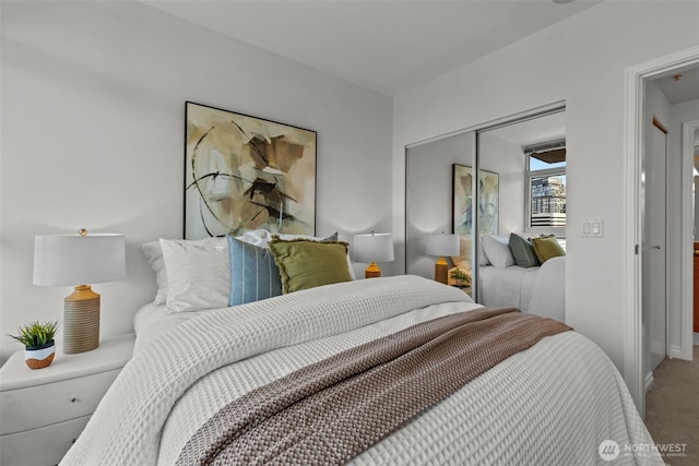 1420 Terry Ave Unit 1203, Seattle, WA 98101 - bedroom featuring carpet, a closet, and baseboards