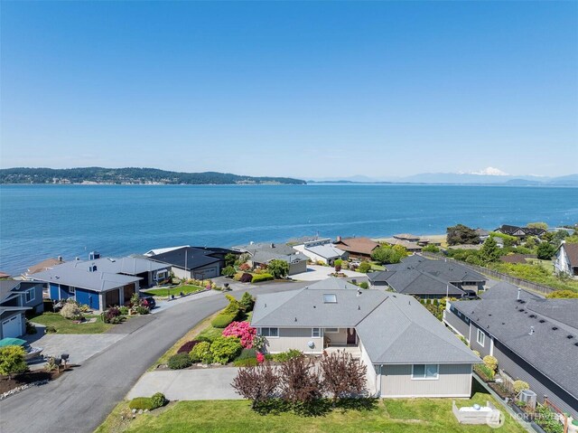 1042 Shorecrest Pl, Camano Island, WA 98282 - water view with nearby suburban area