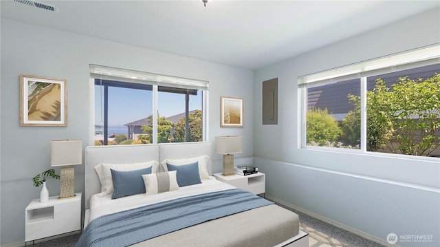 1042 Shorecrest Pl, Camano Island, WA 98282 - carpeted bedroom featuring baseboards