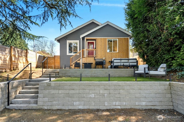 10056 Interlake Ave N, Seattle, WA 98133 - view of front of home featuring a fenced backyard