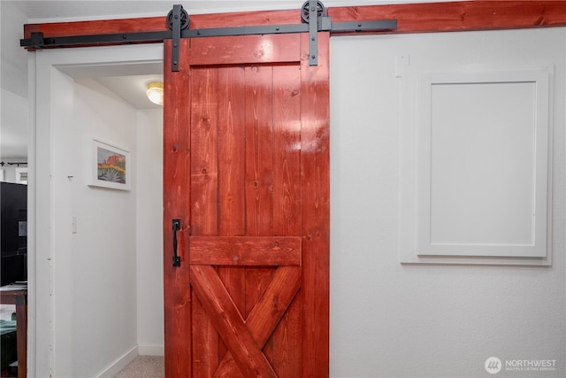 2715 Garfield Ave SE, Port Orchard, WA 98366 - detailed view of a barn door and baseboards