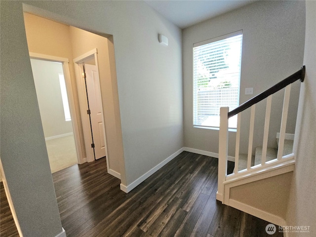 1901 78th Pl SE, Everett, WA 98203 - staircase with wood finished floors and baseboards