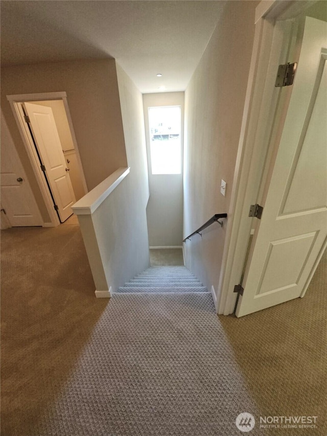1901 78th Pl SE, Everett, WA 98203 - corridor with carpet flooring and an upstairs landing