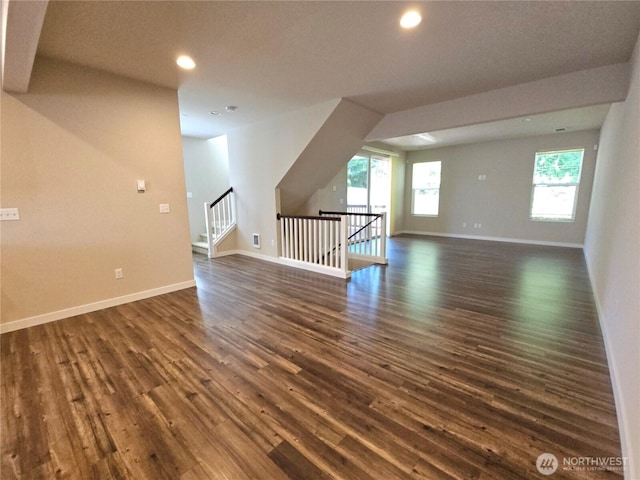 1901 78th Pl SE, Everett, WA 98203 - bonus room featuring dark wood-style floors, healthy amount of natural light, and recessed lighting