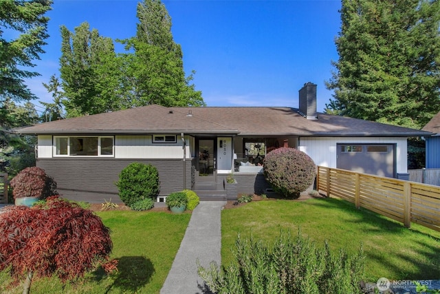 9030 6th Ave NW, Seattle, WA 98117 - ranch-style home with a chimney